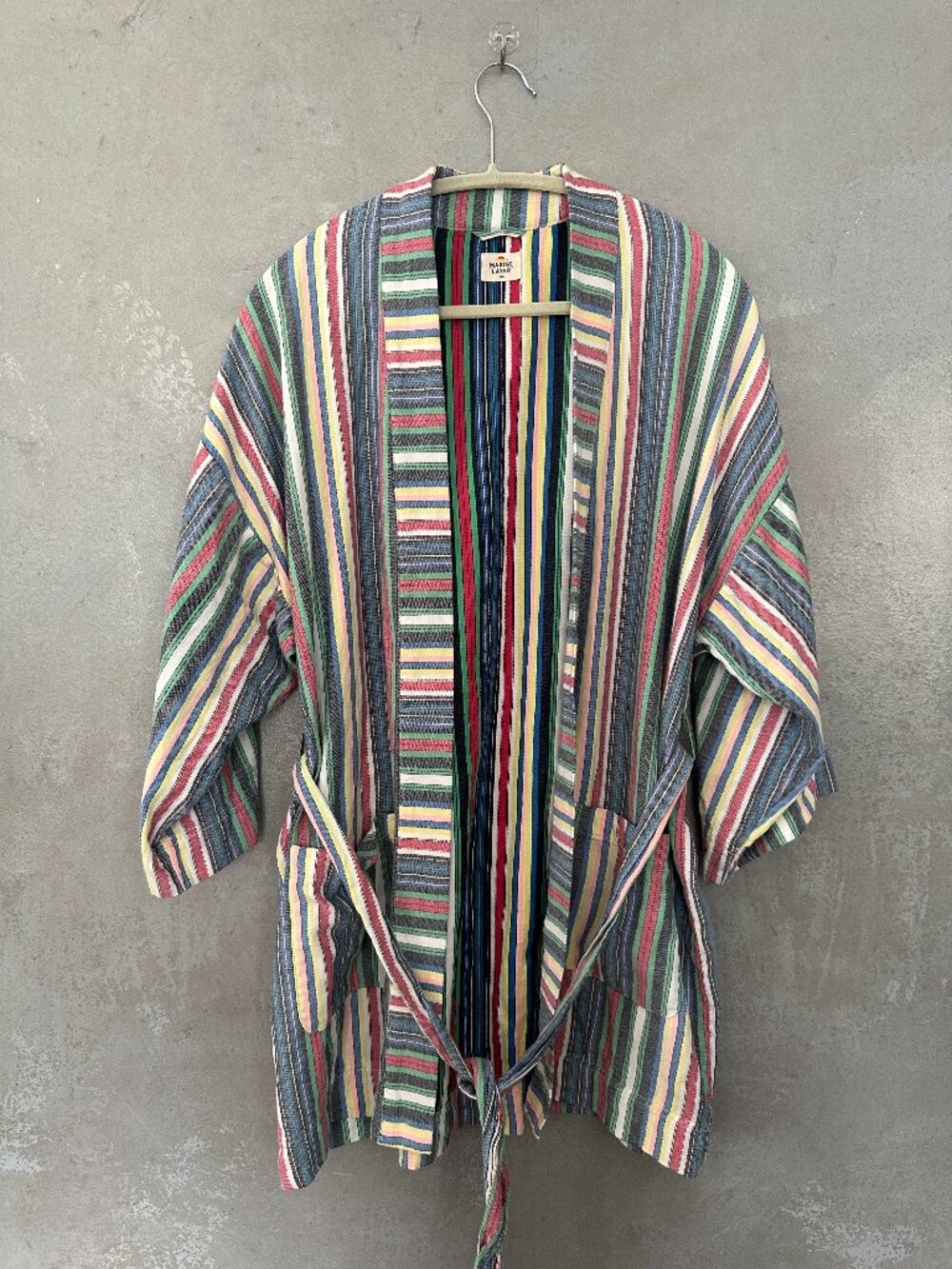 MARINE LAYER COATIGIN STRIPED COTTON S/M